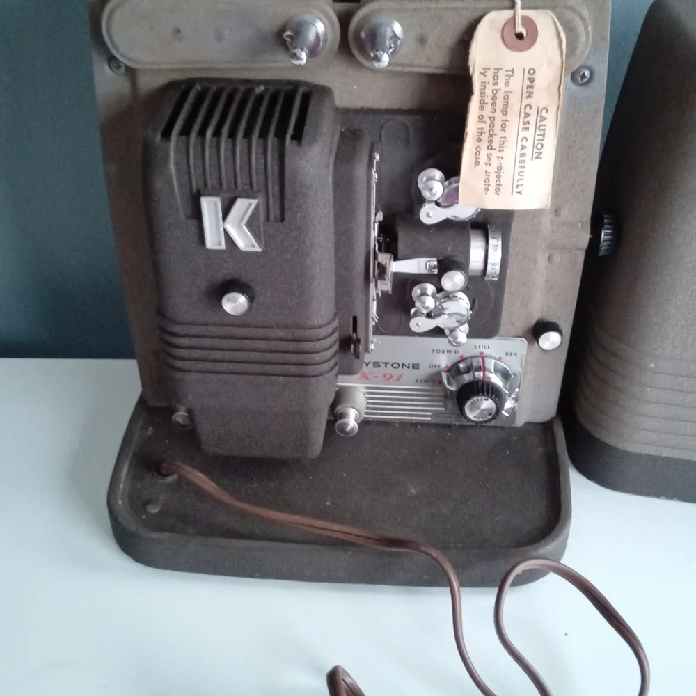 Keystone 8mm Film Projector K-51 Vintage Movie‎ Projector With Case
